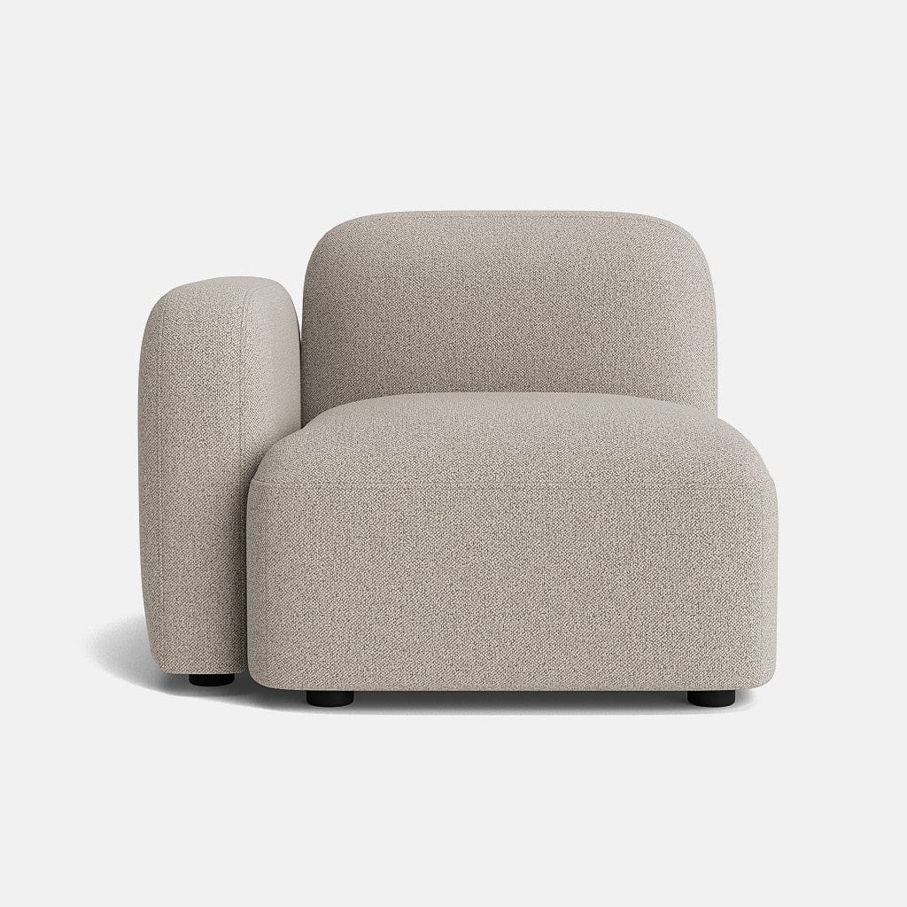 Copenhagen Soft Woven Texture Left Arm Piece - Balanced Greige - OUTLET