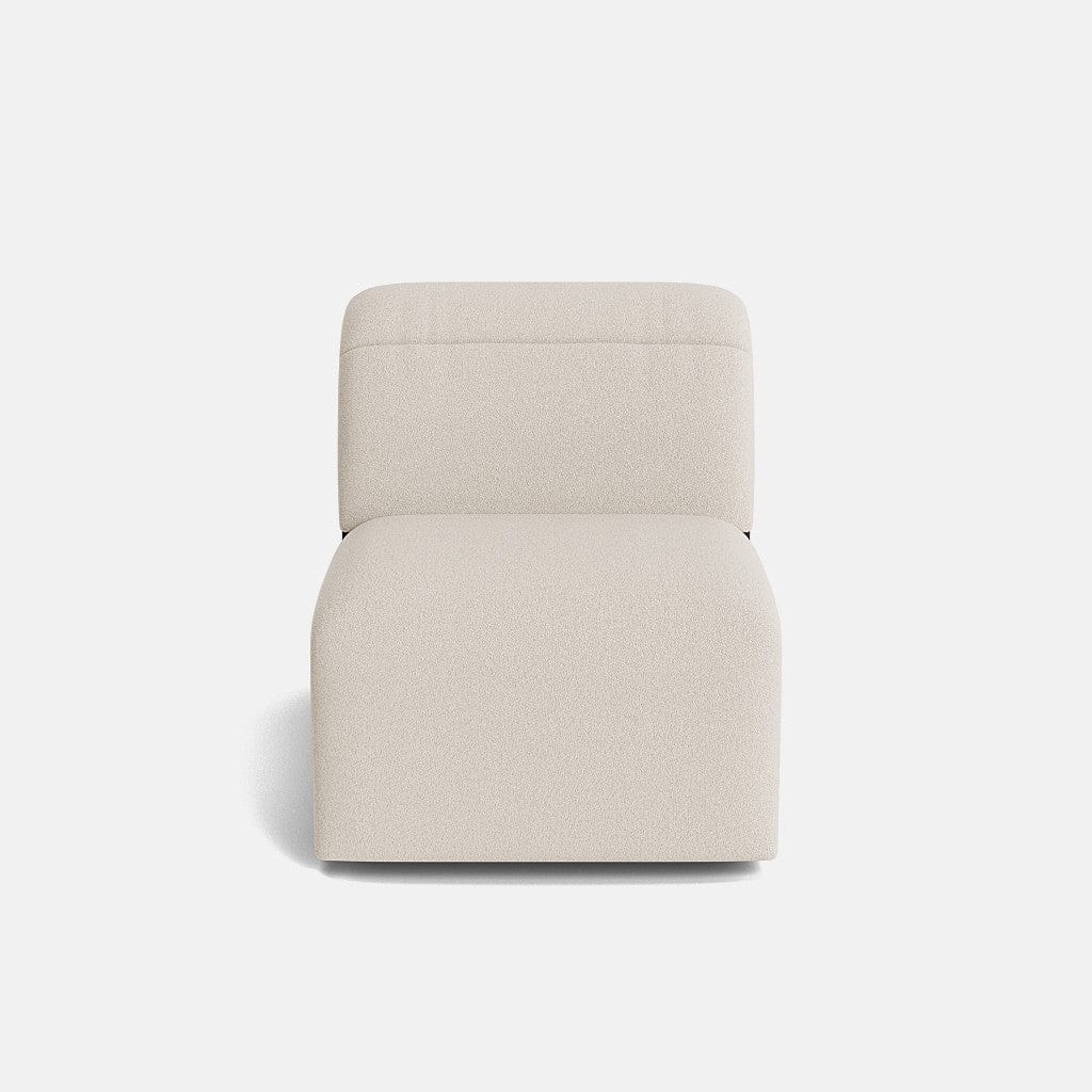 Juno Soft Textured Boucle Single Piece - Quiet Shore
