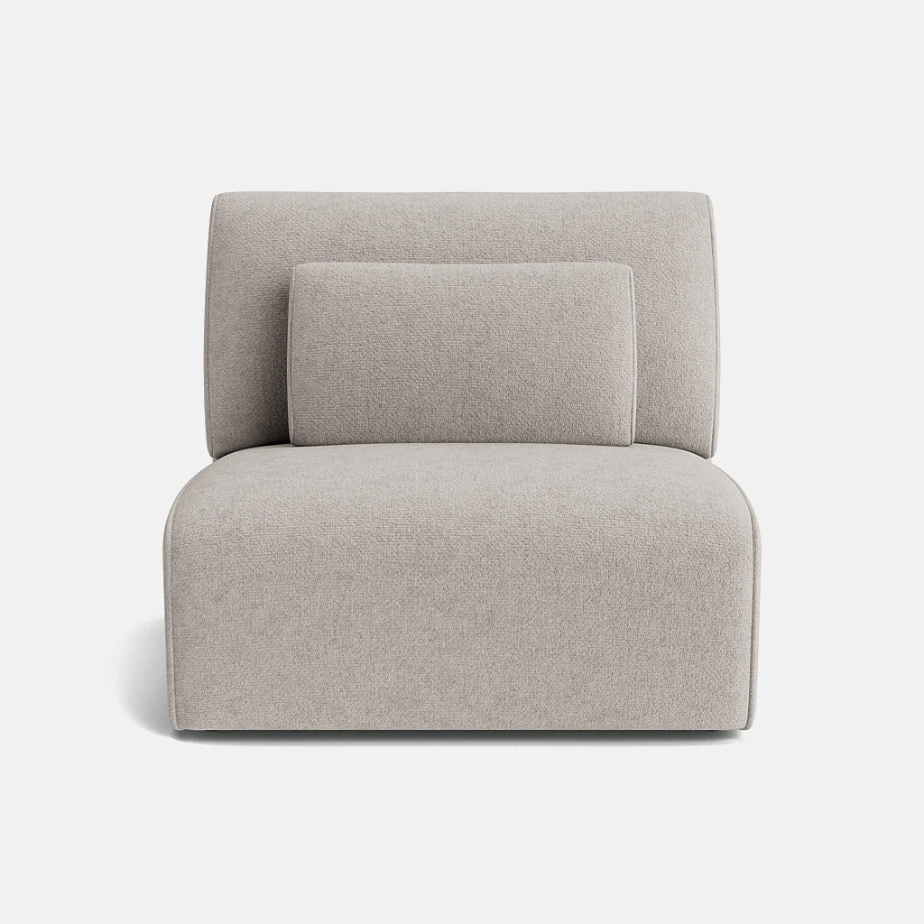 Kate Luxe Chenille Single Piece - Neutral Linen