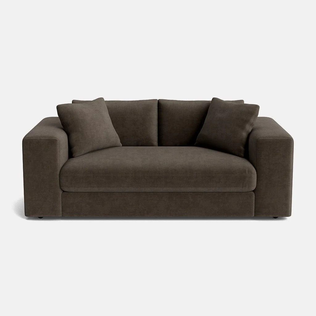 Niko Luxe Chenille 3 Seater Sofa - Moody Mocha