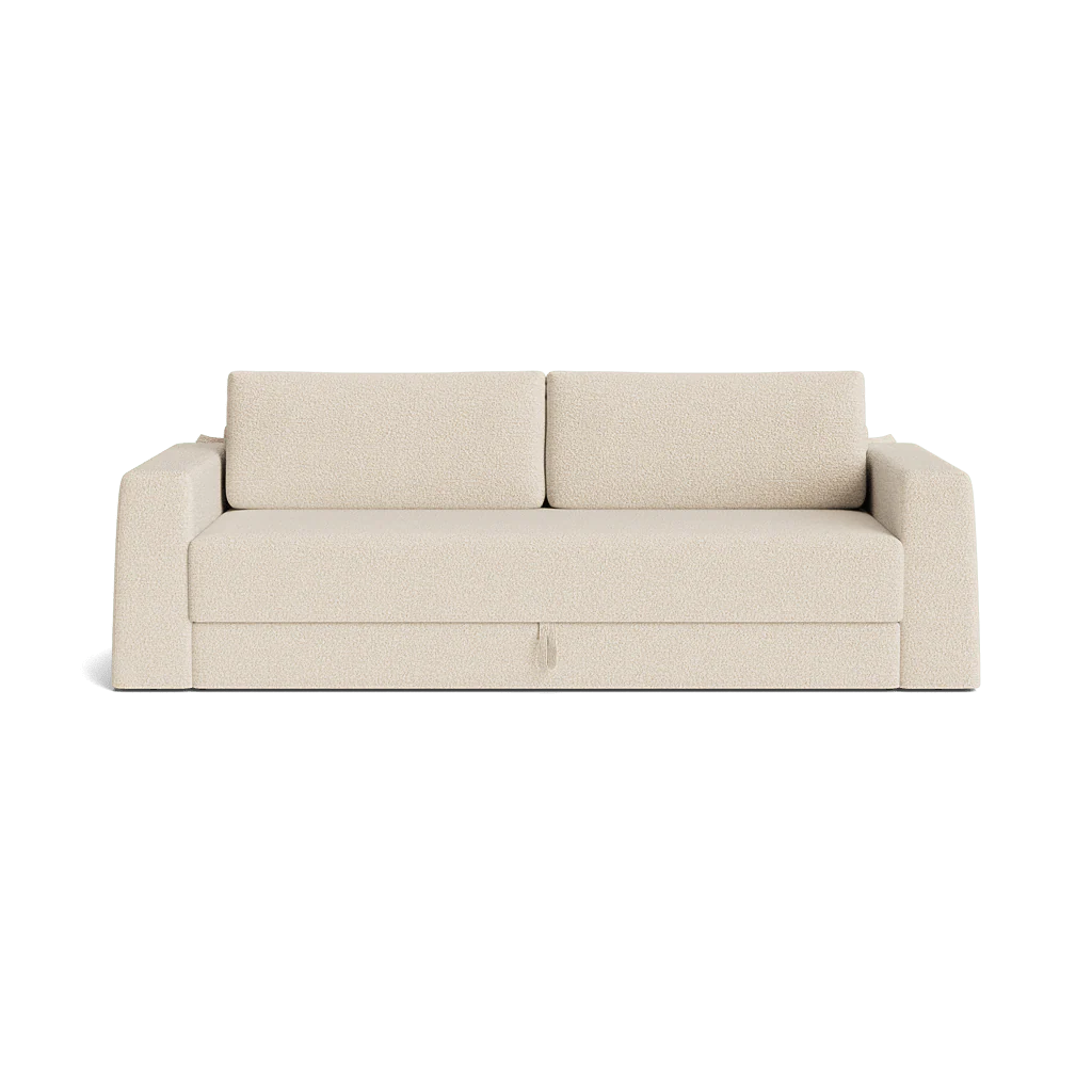 Rumi Textured Chenille Sofa Bed - Sandcastle
