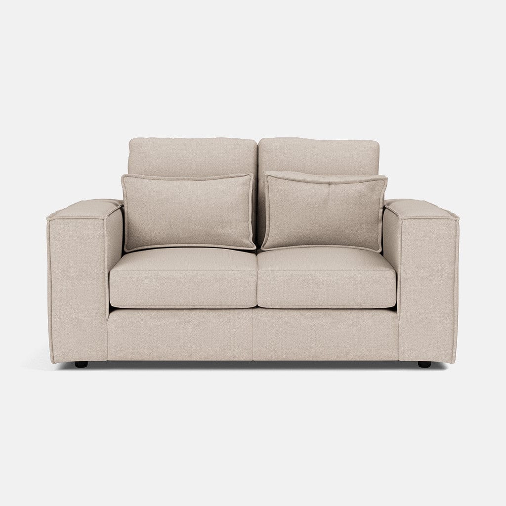 Soho Luxe Chenille 2 Seater Sofa - White Tea - OUTLET